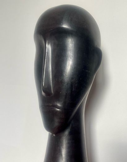 Italian Modernist Modigliani MCM ceramic head 1960s