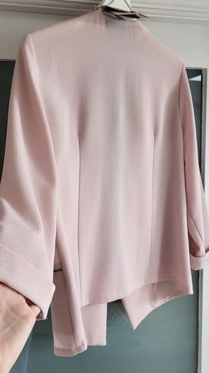 Wallis blush drape jacket Sz 18 (Fit 14-18UK)