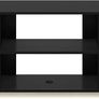 ECON TV Stand, Entertainment Center, TV Console for TV up to 46 Inch with Storage Bins, for Living Room, Bedroom, Black Image 5