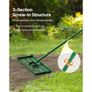 Lawn Leveling Rake, 30"x10" Level Lawn Tool, Heavy-duty Lawn Leveler with 78" Steel Extended Handle, Yard Leveling Rake Suit for Garden, Image 3