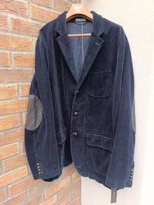 Vintage Polo Ralph Lauren Corduroy Blazer Jacket Mens 2XL