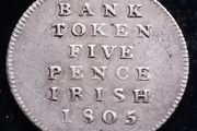 #426 - Ireland - 1805 - 5 Pence - Silver - Bank Token