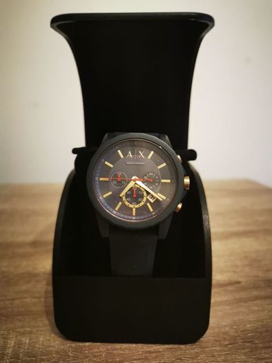 Armani Exchange Watch Grey/Gold