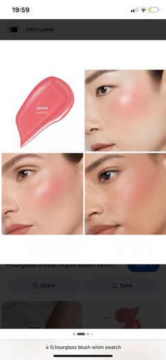 Hourglass liquid blush whim 10.3 ml