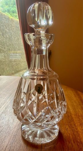 Waterford Crystal Lismore Decanter, Brandy Glasses