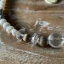Noriko cultured pearl necklace with sterling silver and crystal beads new Image 6