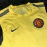Manchester United neon training vest jersey sleeveless 2010 2011 Image 2