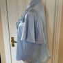 Zara Blue Ruffle Blouse - Size S Image 2
