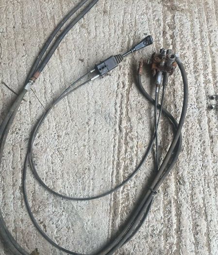 Joystick, Valve block & cables