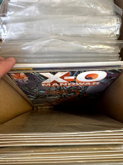 Valiant Long Comic Box w 270 comics for Sale