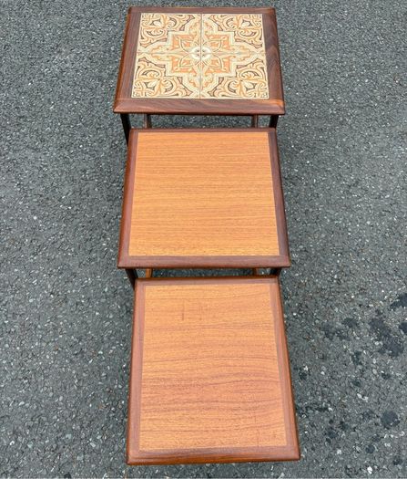 Vintage G-Plan Astro teak and nest  of Tables  c1970