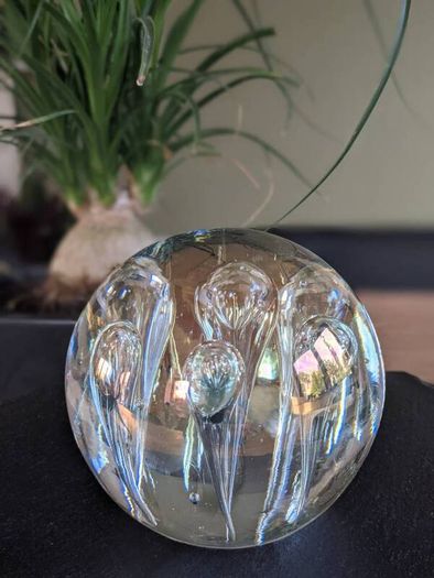 Glass paperweight