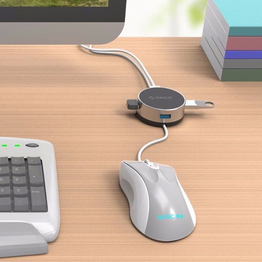 ORICO USB 3.0 HUB (5Gbps) 4 Ports Cross Shaped Slots Bottom Aluminum Alloy Compact Design (Brand New/Warranty)