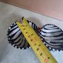 3 Pieces Set Of 2  Small Bowls African Dishes On Tray Holder Handpainted Image 4