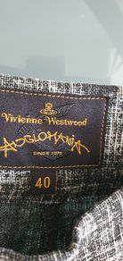 Vivienne Westwood Anglomania pencil skirt with pleated ruffle front and pockets Sz 40 (Fit 8UK)