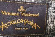 Vivienne Westwood Anglomania pencil skirt with pleated ruffle front and pockets Sz 40 (Fit 8UK)