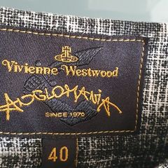 Vivienne Westwood Anglomania pencil skirt with pleated ruffle front and pockets Sz 40 (Fit 8UK)