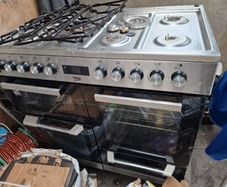 Beko 100cm Electric Range Cooker - Stainless Steel