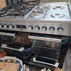 Beko 100cm Electric Range Cooker - Stainless Steel