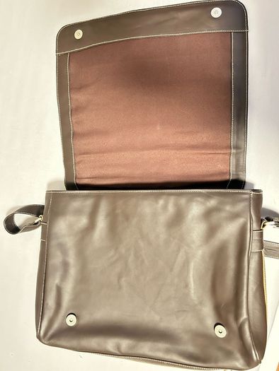 Genuine leather laptop bag