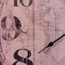 Large Vintage Style World Map Wall Clock 23 inches wide Image 9