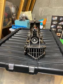 metal train ornament