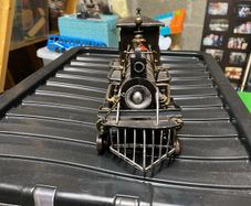 metal train ornament