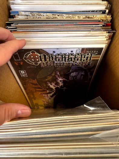 Image & Top Cow Long Comic Box w 320 comics for Sale