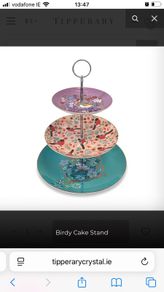 Tipperary crystal cake stand