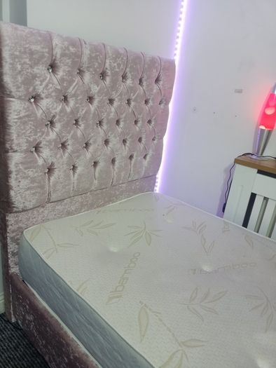 Single bed with mattress