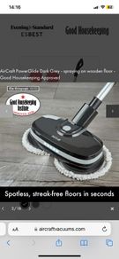AirCraft PowerGlide Cordless Hard Floor Cleaner  - Cleaning And Buffering Around 20 Square Metres Per Minute
