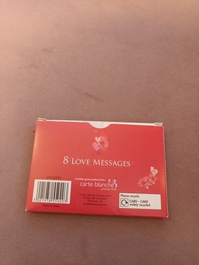 8 x valentines love messages to hide and for your love to find