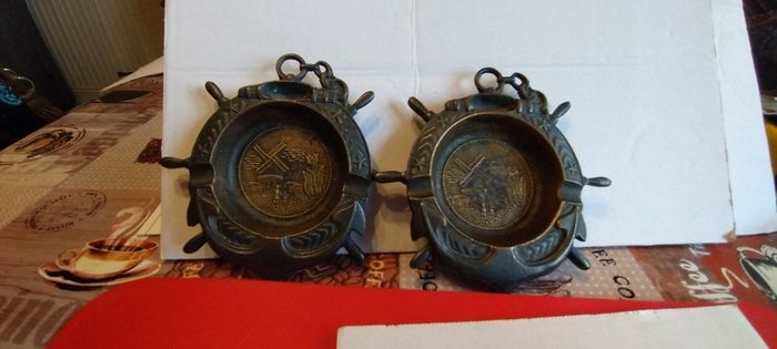 Antique Bronze Ashtray