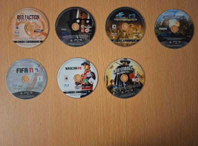 Playstation 3 games- job lot- no boxes/manuals.