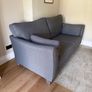 Harvey Norman oasis 3 seater sofa couch - navy / grey Image 3