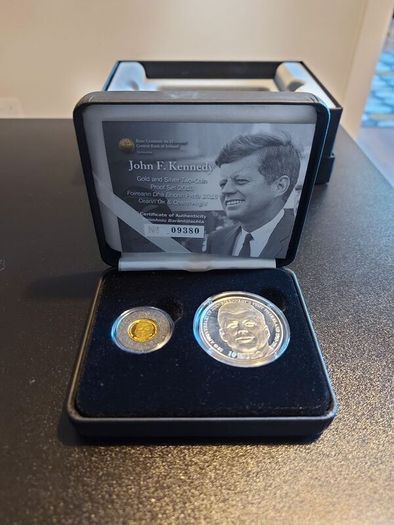 JFK Gold and Silver Proof Coin Set