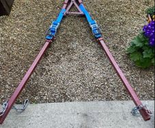 Heavy duty Towing a frame dolly transport recovery
