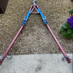 Heavy duty Towing a frame dolly transport recovery