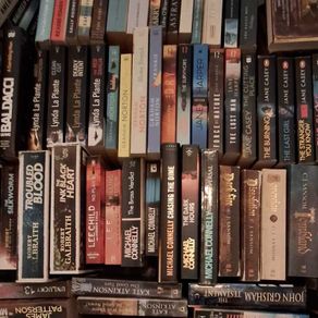 115 books. Mostly popular crime
