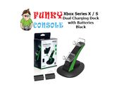 Xbox Series X / S Twin Charging Dock Charge Station Rechargeable Battery Packs Black