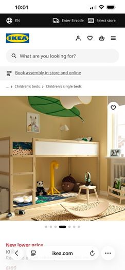 Kura Ikea Bed & Matching Mattress