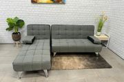 Scandi Vibes  Corner Sofa Bed with a Twist