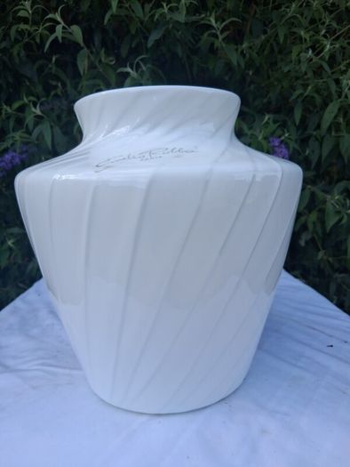 Emilio Robbo Large Porcelain Designer Vase