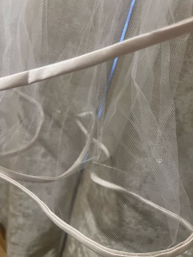 Champagne Wedding Dress & Swarovski Crystal Veil