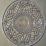 Bohemian crystal pedestal bowl Image 2