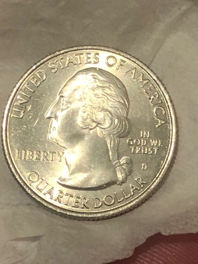 State Quarter Dollar Mint State with full luster