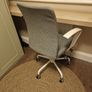 Grey and White Office Chair Image 2