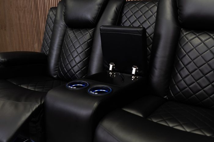 2 Seater Ashbyrne Electric Leather Recliner Sofa