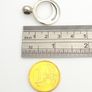 Vintage 925 Sterling Silver Geometric Modernist Pendant Image 9