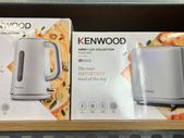 Kettle and Toaster Chrome and White